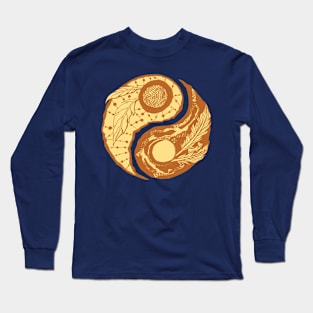 Terracotta Yin Yang Long Sleeve T-Shirt